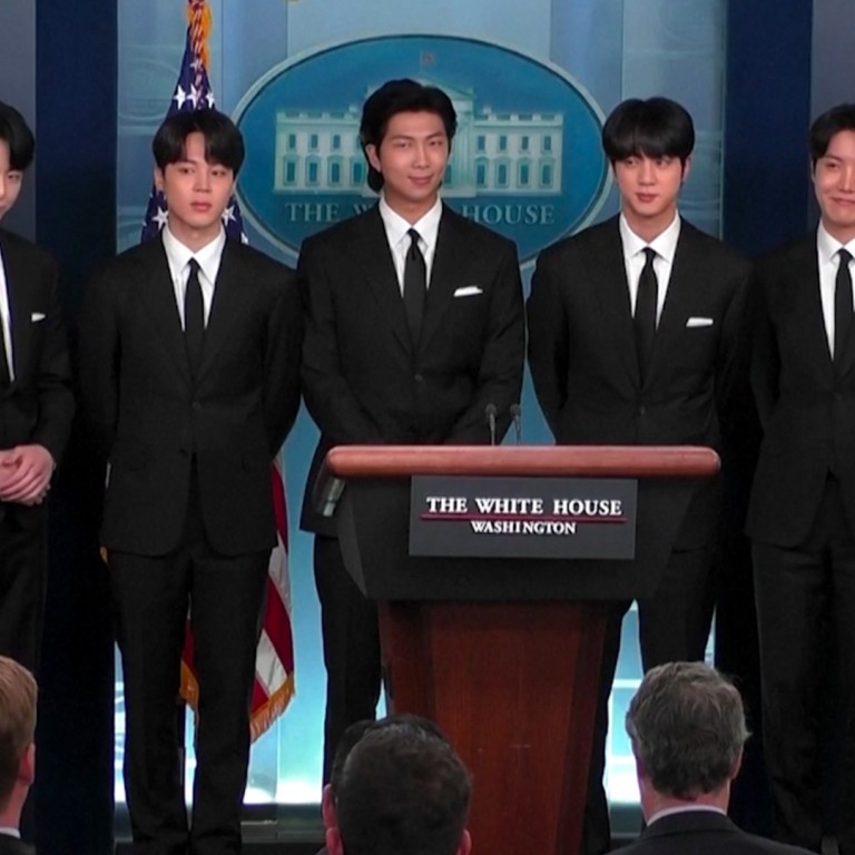 K-pop group BTS meets with US President Biden to discuss anti-Asian hate crimes